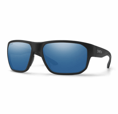 Smith Optics Arvo Sunglasses ChromaPop Polarized Blue Mirror - Matte Black Frame