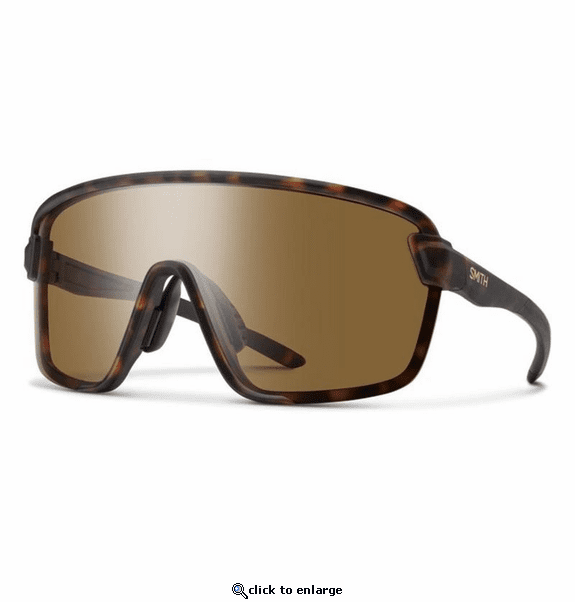 Smith Optics Bobcat Sunglasses ChromaPop Polarized Brown - Matte Tortoise Frame