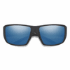 Smith Optics Guide's Choice Sunglasses ChromaPop Glass Polarized Blue Mirror - Matte Black Frame