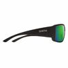 Smith Optics Guide's Choice Sunglasses ChromaPop Glass Polarized Green Mirror - Matte Black Frame