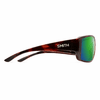 Smith Optics Guide's Choice Sunglasses ChromaPop Glass Polarized Green Mirror - Tortoise Frame
