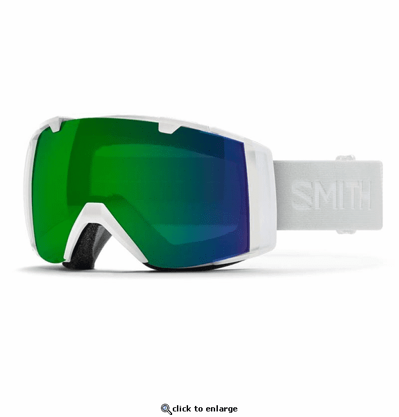 Smith Optics I/O Goggles Chromapop Everyday Green Mirror - White Vapor Frame