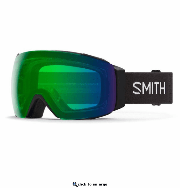 Smith Optics I/O MAG Goggles ChromaPop Everyday Green Mirror - Black Frame