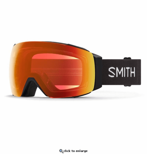 Smith Optics I/O MAG Goggles ChromaPop Everyday Red Mirror - Black Frame