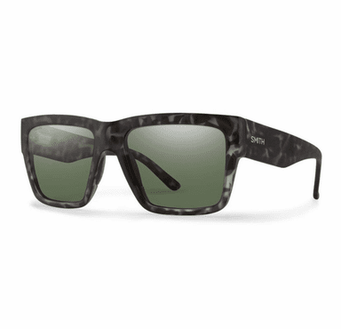 Smith Optics Lineup Sunglasses ChromaPop Polarized Gray Green - Matte Gray Tortoise Frame