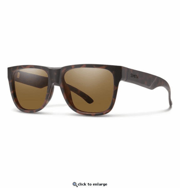 Smith Optics Lowdown 2 Core Sunglasses Polarized Brown - Matte Tortoise Frame