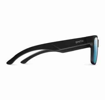 Smith Optics Lowdown 2 Sunglasses ChromaPop Polarized Blue Mirror - Matte Black Frame