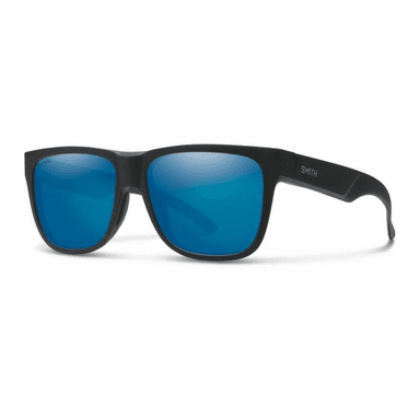 Smith Optics Lowdown 2 Sunglasses ChromaPop Polarized Blue Mirror - Matte Black Frame