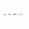 Smith Optics Lowdown XL 2 Sunglasses ChromaPop Polarized Blue Mirror - Matte Black Frame