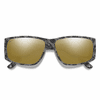 Smith Optics Monroe Peak Sunglasses ChromaPop Polarized Bronze Mirror - Matte Gray Marble Frame