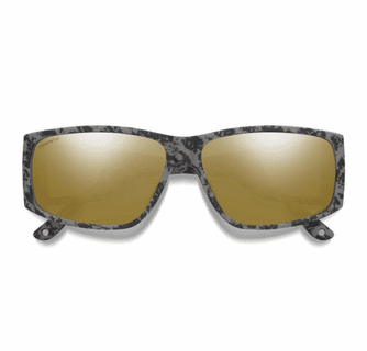 Smith Optics Monroe Peak Sunglasses ChromaPop Polarized Bronze Mirror - Matte Gray Marble Frame