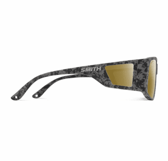 Smith Optics Monroe Peak Sunglasses ChromaPop Polarized Bronze Mirror - Matte Gray Marble Frame