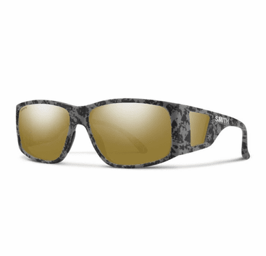 Smith Optics Monroe Peak Sunglasses ChromaPop Polarized Bronze Mirror - Matte Gray Marble Frame