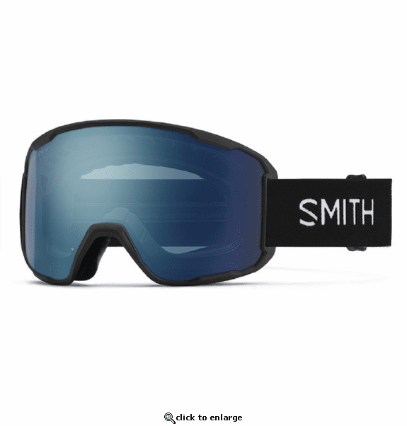 Smith Optics Preview Goggles ChromaPop Everyday Blue Mirror - Black Frame