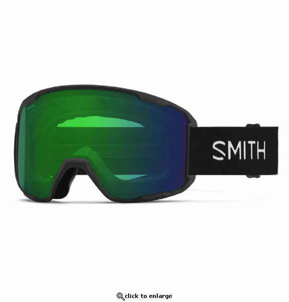 Smith Optics Preview Goggles ChromaPop Everyday Green Mirror - Black Frame