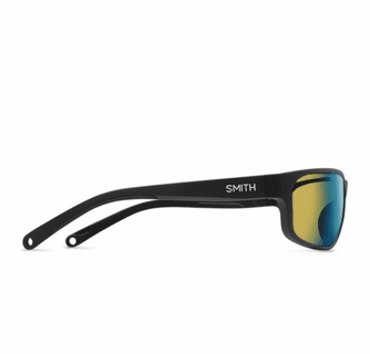 Smith Optics Redding 2 Sunglasses ChromaPop Glass Polarchromic Yellow Blue - Matte Black Frame