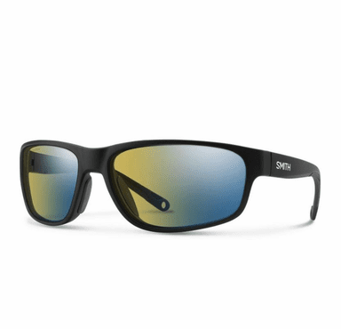 Smith Optics Redding 2 Sunglasses ChromaPop Glass Polarchromic Yellow Blue - Matte Black Frame
