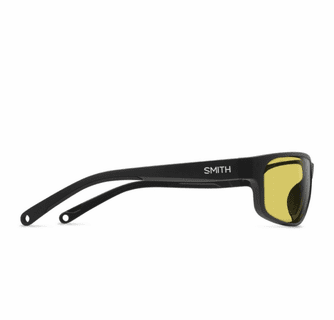 Smith Optics Redding 2 Sunglasses ChromaPop Glass Polarized Low Light Yellow - Matte Black Frame