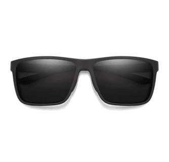 Smith Optics Riptide Sunglasses ChromaPop Glass Polarized Black Mirror - Matte Black Frame