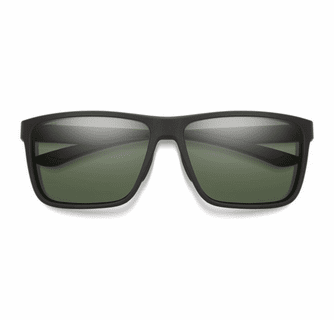 Smith Optics Riptide Sunglasses ChromaPop Polarized Gray Green - Matte Black Frame
