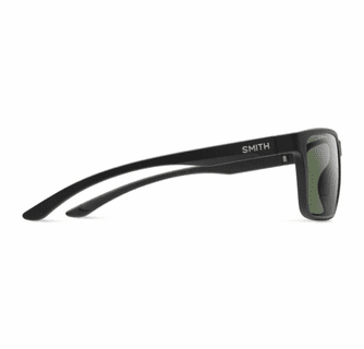 Smith Optics Riptide Sunglasses ChromaPop Polarized Gray Green - Matte Black Frame