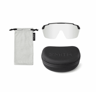 Smith Optics Shift XL Mag Sunglasses ChromaPop Photochromic Clear To Gray - Black Frame