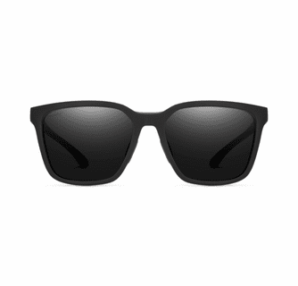 Smith Optics Shoutout Sunglasses ChromaPop Polarized Black - Matte Black Frame