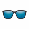 Smith Optics Shoutout Sunglasses ChromaPop Polarized Blue Mirror - Matte Black Frame