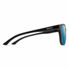 Smith Optics Shoutout Sunglasses ChromaPop Polarized Blue Mirror - Matte Black Frame