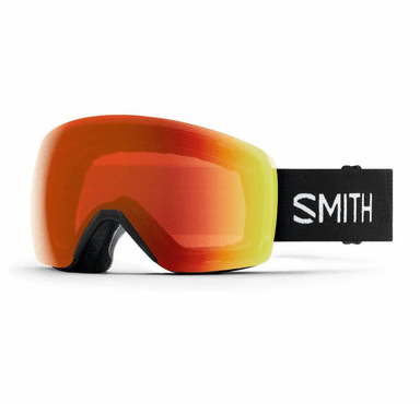 Smith Optics Skyline Goggles Chromapop Everyday Red Mirror - Black Frame