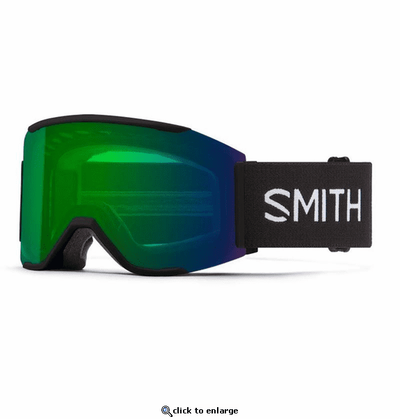 Smith Optics Squad MAG Goggles ChromaPop Everyday Green Mirror - Black Frame
