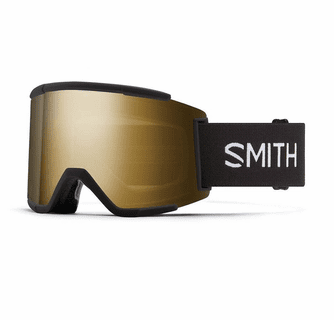 Smith Optics Squad XL Goggles Chromapop Sun Black Gold Mirror - Black Frame