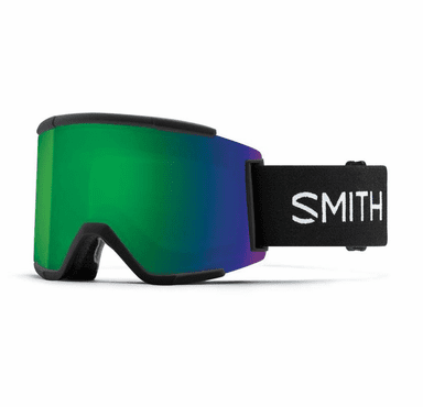 Smith Optics Squad XL Goggles Chromapop Sun Green Mirror - Black Frame