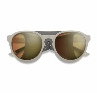 Smith Optics Venture Sunglasses ChromaPop Glacier Photochromic Copper Gold Mirror - Matte Bone Frame