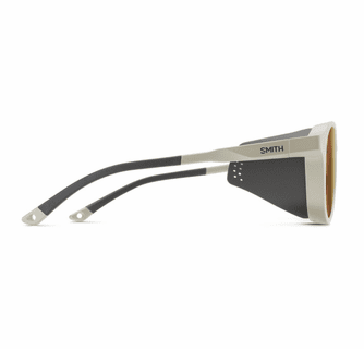 Smith Optics Venture Sunglasses ChromaPop Glacier Photochromic Copper Gold Mirror - Matte Bone Frame