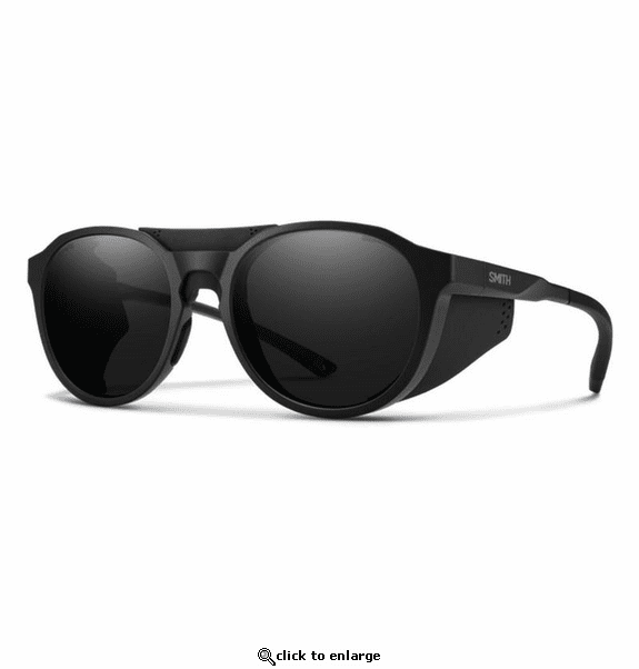 Smith Optics Venture Sunglasses ChromaPop Glass Polarized Black - Matte Black Frame