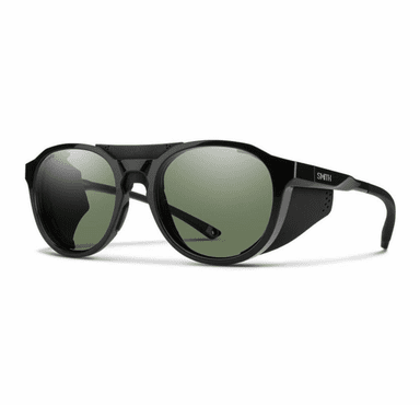 Smith Optics Venture Sunglasses ChromaPop Polarized Gray Green - Black Frame
