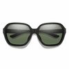 Smith Optics Whitney Sunglasses ChromaPop Polarized Gray Green - Matte Black Frame
