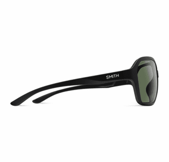 Smith Optics Whitney Sunglasses ChromaPop Polarized Gray Green - Matte Black Frame