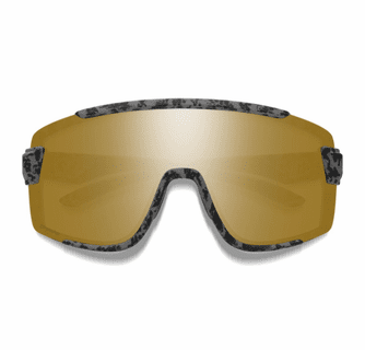 Smith Optics Wildcat Sunglasses ChromaPop Polarized Bronze Mirror - Matte Gray Marble Frame