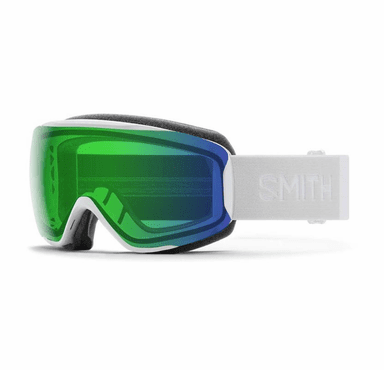 Smith Optics Women's Moment Goggles ChromaPop Everyday Green Mirror - White Vapor Frame