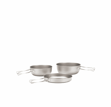 Snow Peak 3 Piece Titanium Cookset