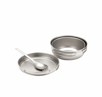 Snow Peak 3 Piece Titanium Cookset