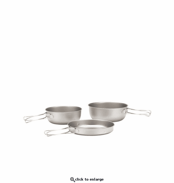 Snow Peak 3 Piece Titanium Cookset