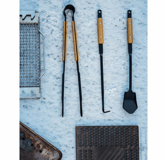 Snow Peak Fire Tool Set Pro.