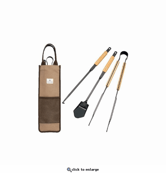 Snow Peak Fire Tool Set Pro.