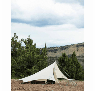 Snow Peak Penta Tarp in Ivory