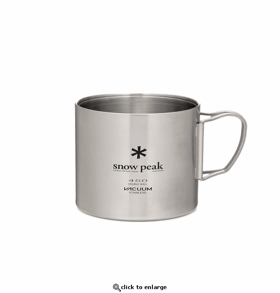 Snow Peak Stainless Vacuum-Insulated Mug in 450 ML