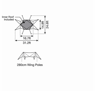 Snow Peak Takibi Tarp Octa
