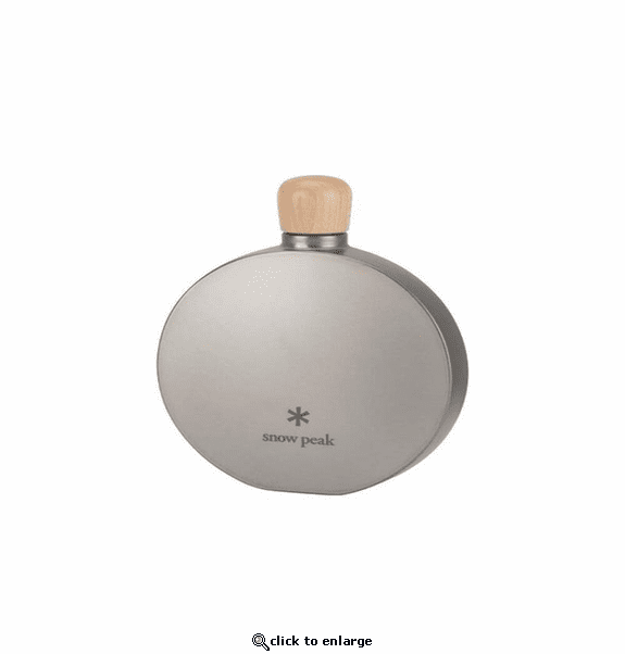 Snow Peak Titanium Flask in 5 oz